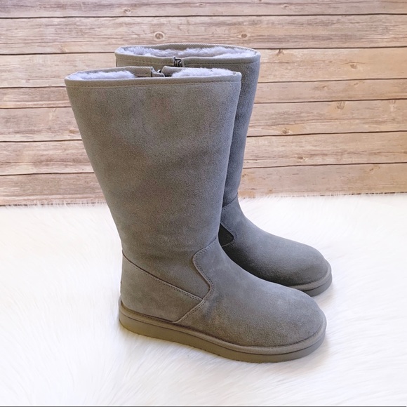 UGG Shoes - UGG Alber Seal Grey Suede Boots